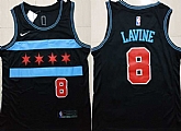 Bulls 8 Zach Lavine Black 2018 19 City Edition Nike Swingman Jersey,baseball caps,new era cap wholesale,wholesale hats